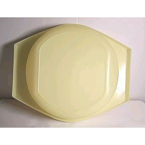 Vintage 2 Piece Tupperware Cheese Shredder Grater & Bowl Set Yellow/white - Picture 5 of 7